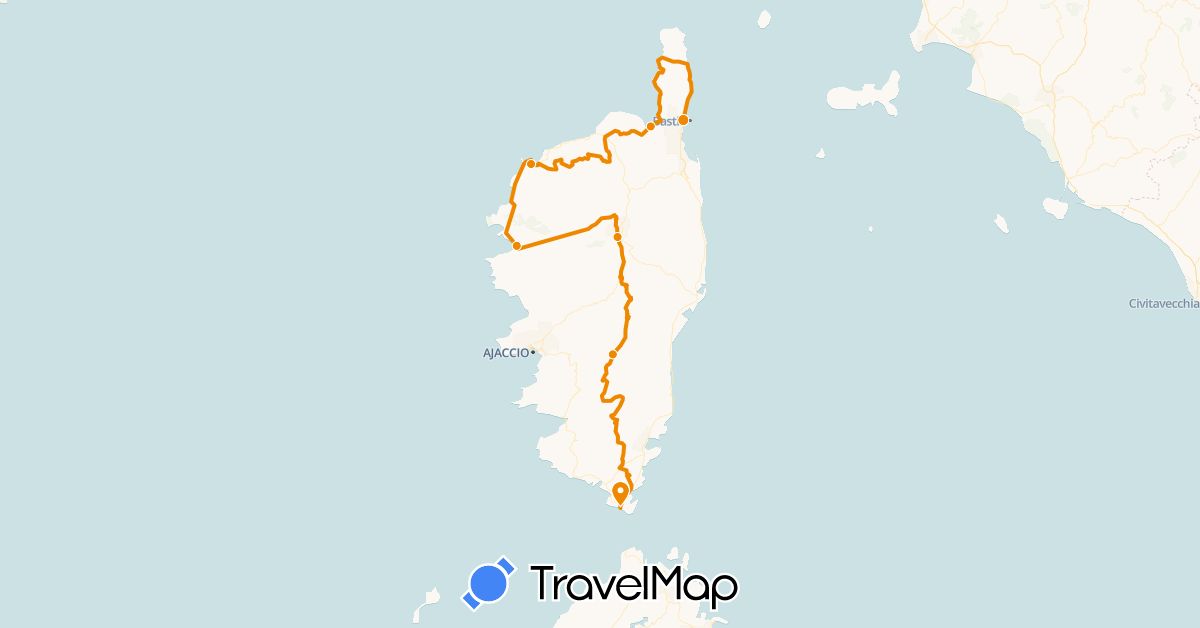 TravelMap itinerary: driving, gilbert marmey