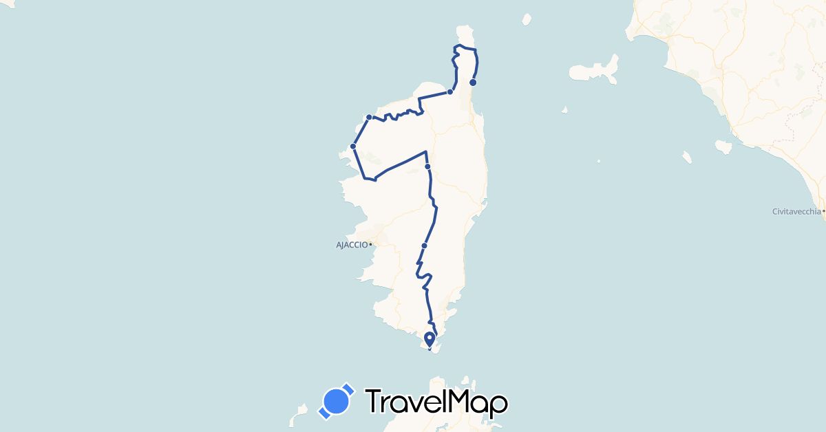TravelMap itinerary: silvia plozner