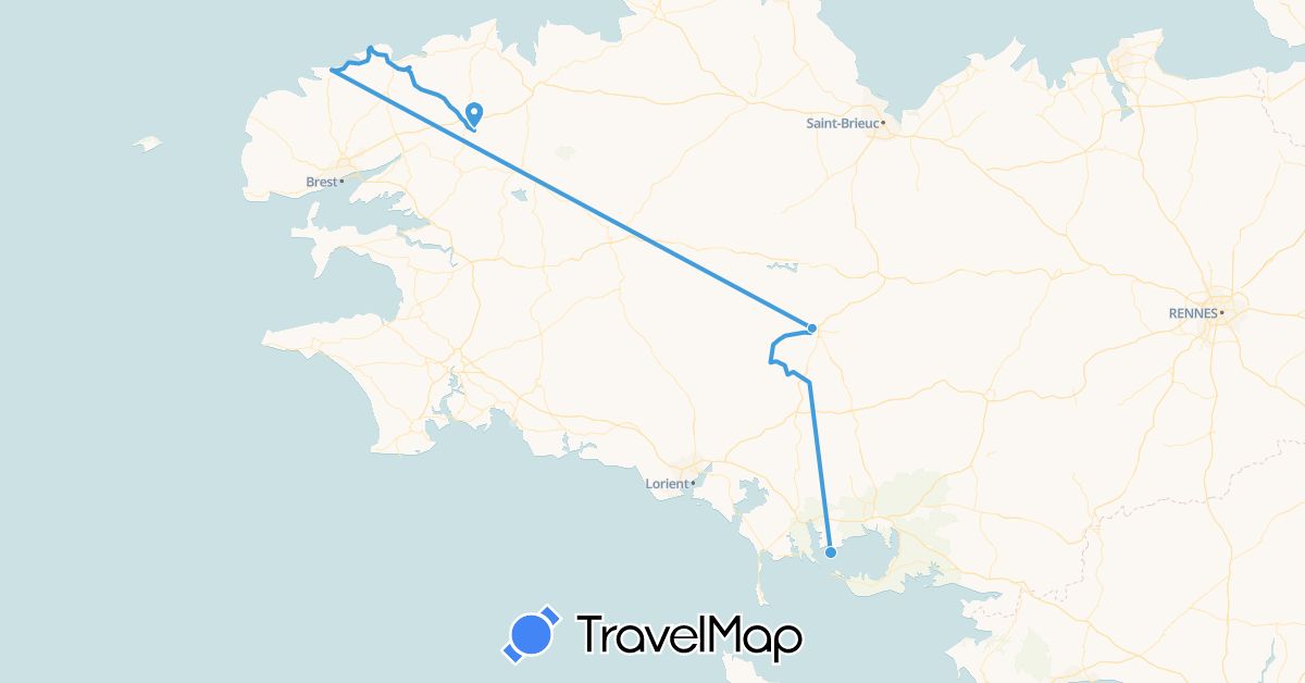 TravelMap itinerary: jean claude aviles