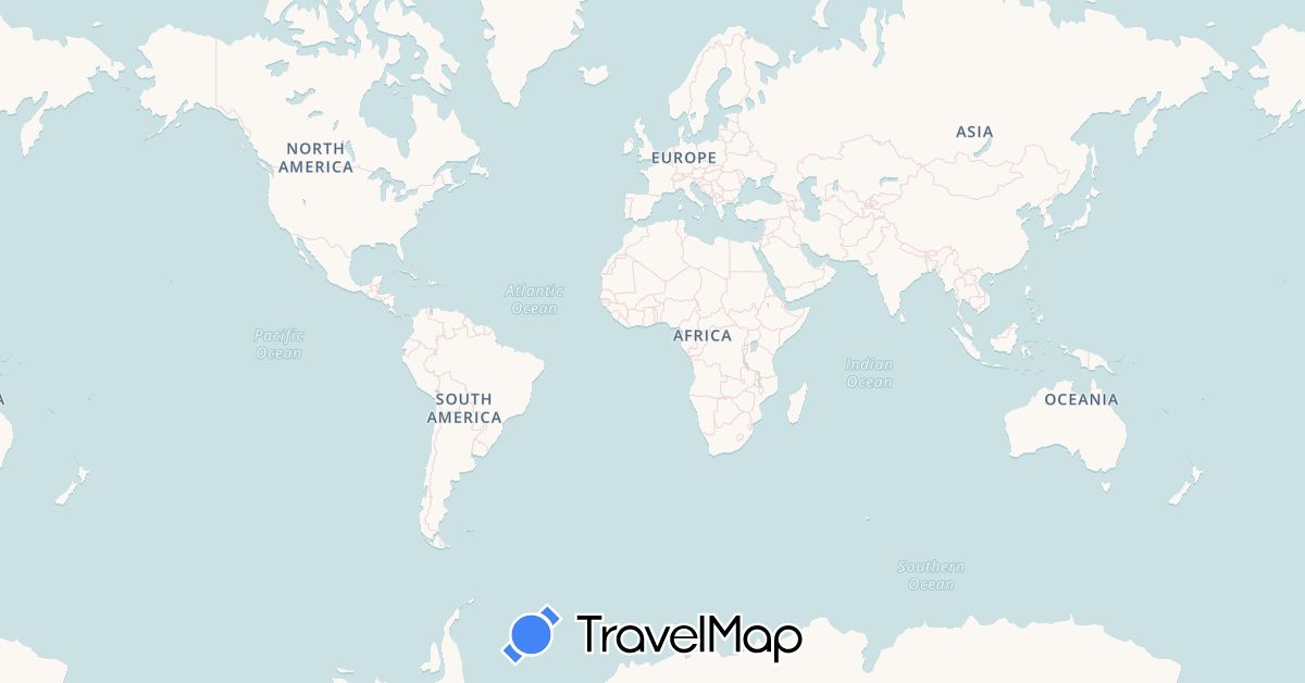 TravelMap itinerary: david griffaut